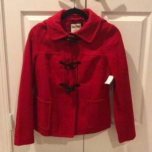NWT, old navy hooded peacoat